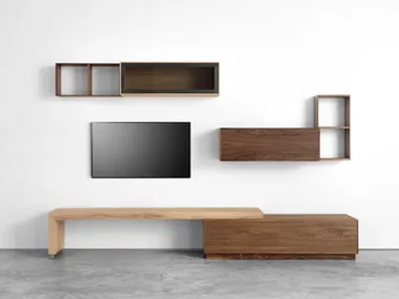 GEO 05 - Wooden storage wall by Arte Brotto - view 2